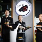 LAOZI Thomas Liu, Mr. Cui, Mr. Bin (Sushi Meister)